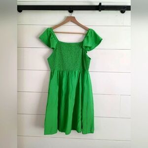 MICHELLE McDOWELL Green Women's Dress. Pre Owned.